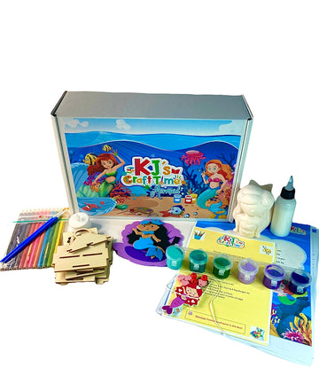 Mermaid Themed Arts and Craft Activity Box