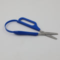 Blue right-handed Long Loop Easi-Grip Scissors, lightweight and self-opening with a long loop handle for stability.