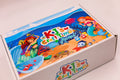 Close-up of Mermaid Craft Box lid showing colourful underwater mermaid illustration, ideal for a creative arts and crafts kit for kids.
