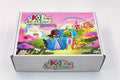 Top view of Princess Craft Box with colourful fairy tale design, a creative arts and crafts kit for kids who love princess-themed activities.